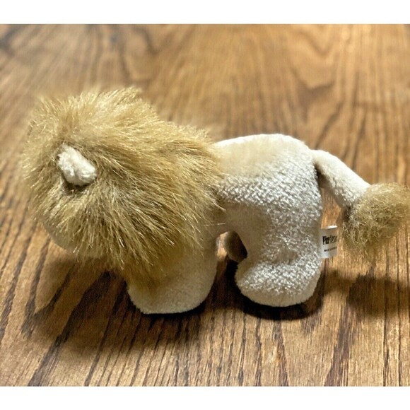 Pier 1 Imports Lion Plush Stuffed Animal 9" - Picture 5 of 10